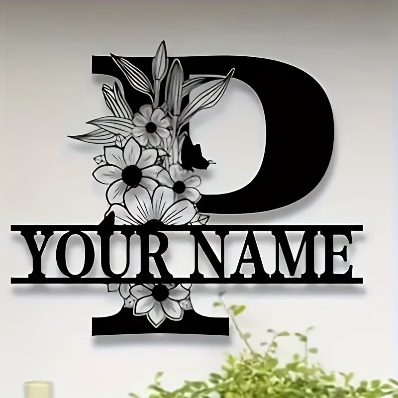 Home Decor Nz - カスタム姓メタルサイン、カントリースタイル、パーソナライズされたウォールアート、屋内および屋外の家の装飾、寝室や庭の廊下の装飾。