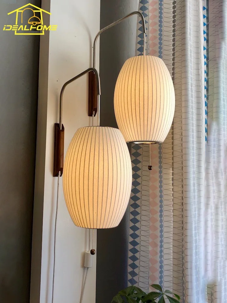 Home Decor Design - イタリアデザインのミニマリスト雰囲気シルクウォールランプLED E27フライングソーサー壁掛け式ホームデコレーション寝室ベッドサイドスタディ通路用