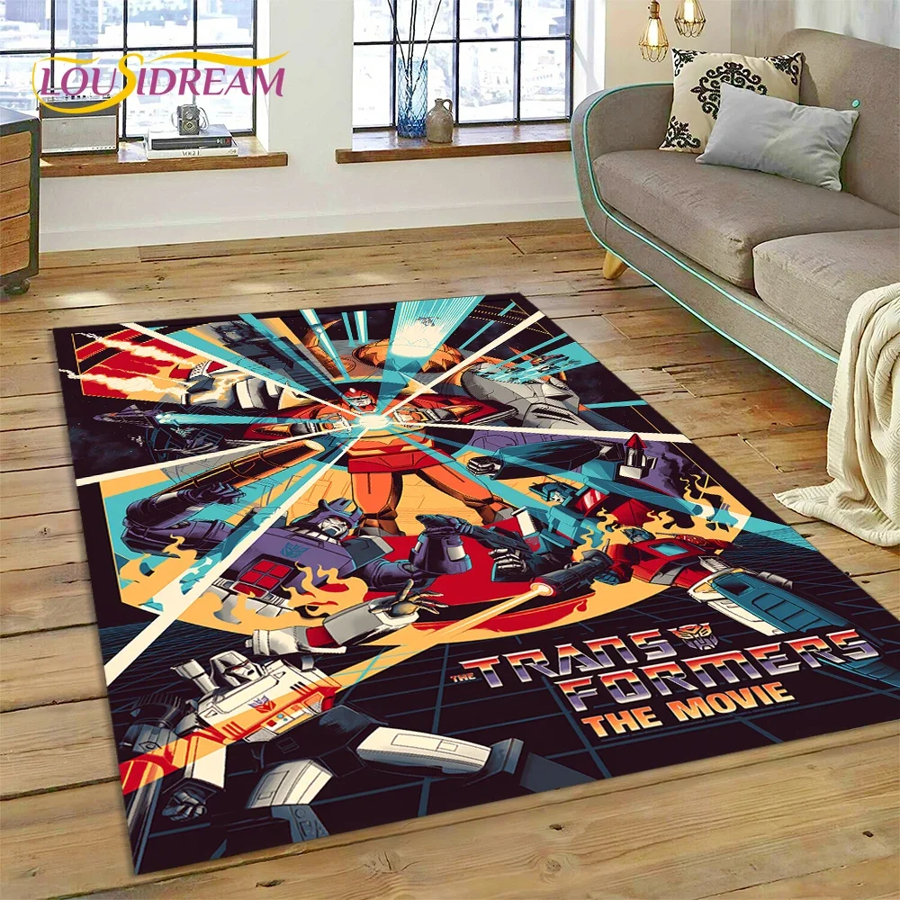 Home Decor Games Online Free - 漫画 T-トランスフォーマー オートボット 3D カーペット ラグ