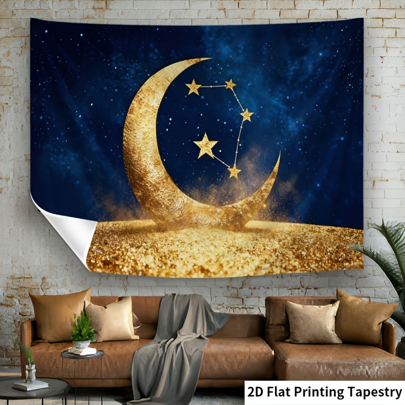 VIKAMA ラマダンタペストリー 金の月と星空のデザイン  - Home Decor Ramadan のレビューと価格