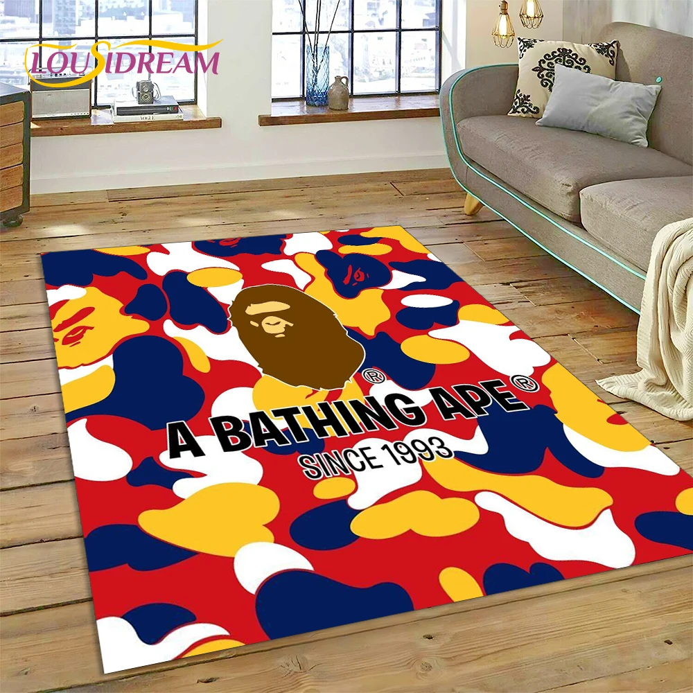 3D プリント B-BAPE ファッションカーペットラグ寝室 - Home Decor Games Online Free のレビューと価格