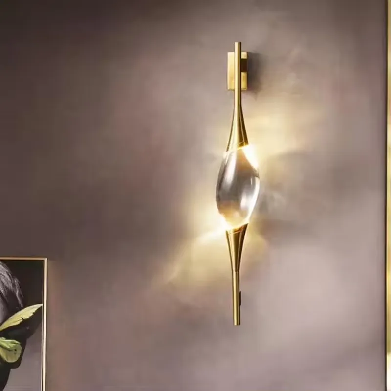新デザイン モダン フル銅製 ゴールドクリスタル LED ウ - Home Decor Design のレビューと価格