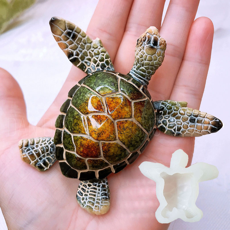 3D ウミガメ エポキシ樹脂型 石膏粘土 キャンドル作り シ - Home Decor Diy Ideas のレビューと価格