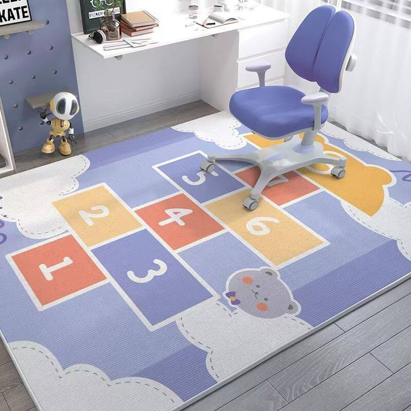 草の生えたサッカー場の模様のリビングルームカーペット、大面積 - Home Decor Ig のレビューと価格