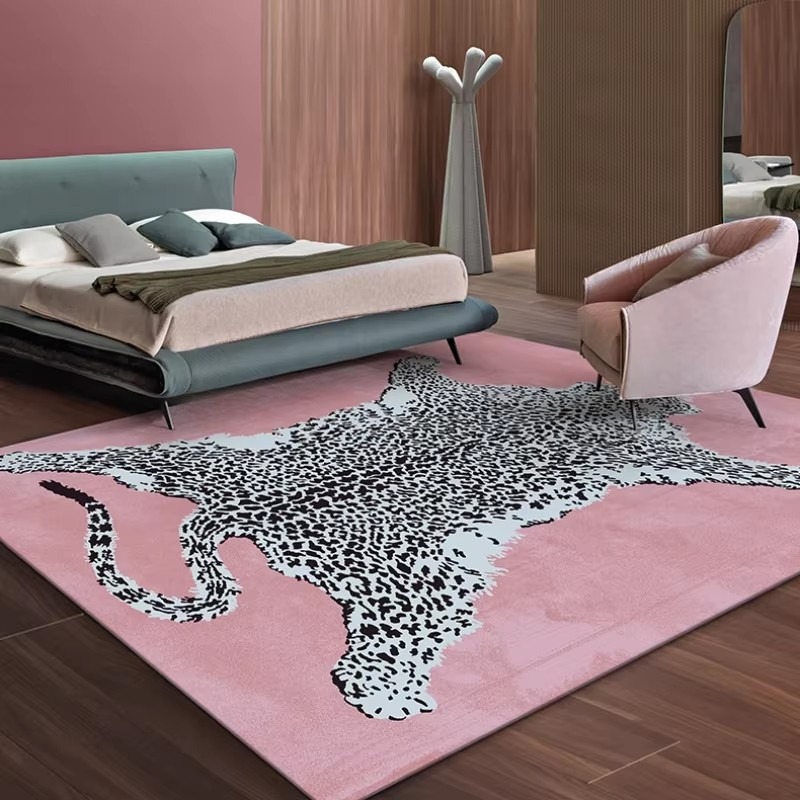 カーペット用リビングルームヒョウ高級大面積子供寝室の敷物家の - Home Decor Ig のレビューと価格