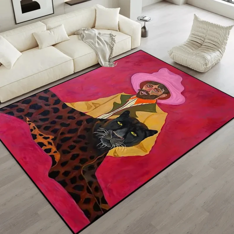 アートデコレーションカーペット リビングルーム用 大型プラッ - Home Decor Ig のレビューと価格