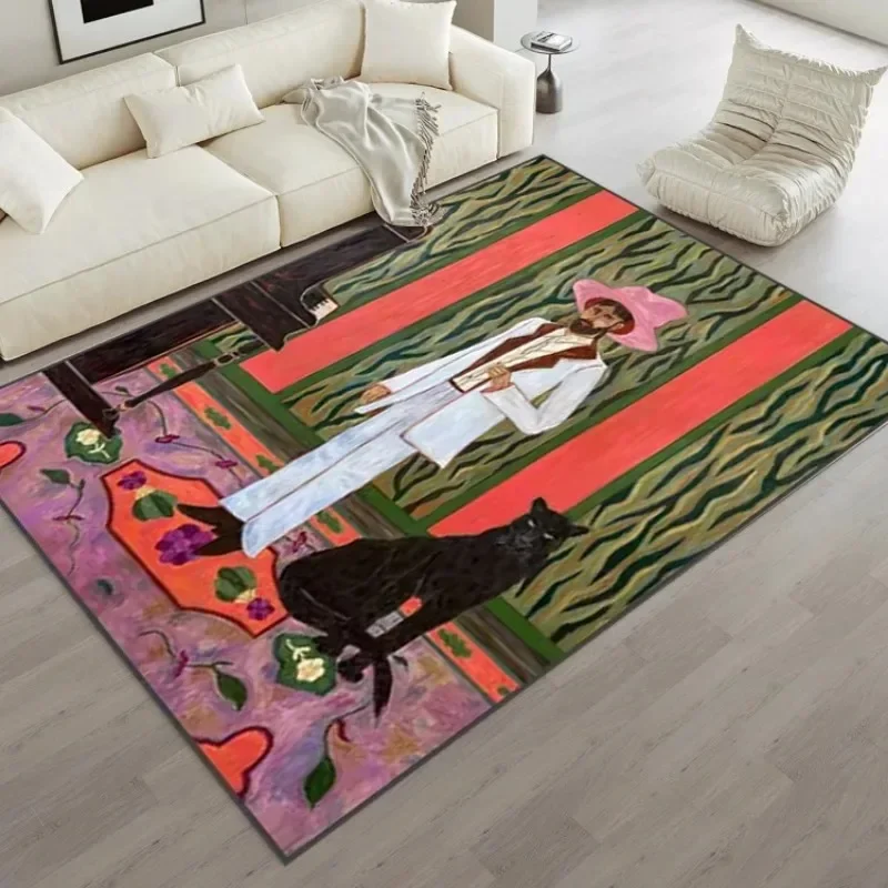 アートデコレーションカーペット リビングルーム用 大型プラッ - Home Decor Ig のレビューと価格