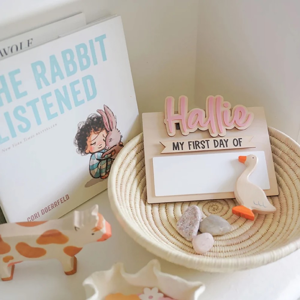 1個入りカスタム木製名札（学校の初日と最終日用）、自宅・オフ - Home Decor For Wedding のレビューと価格
