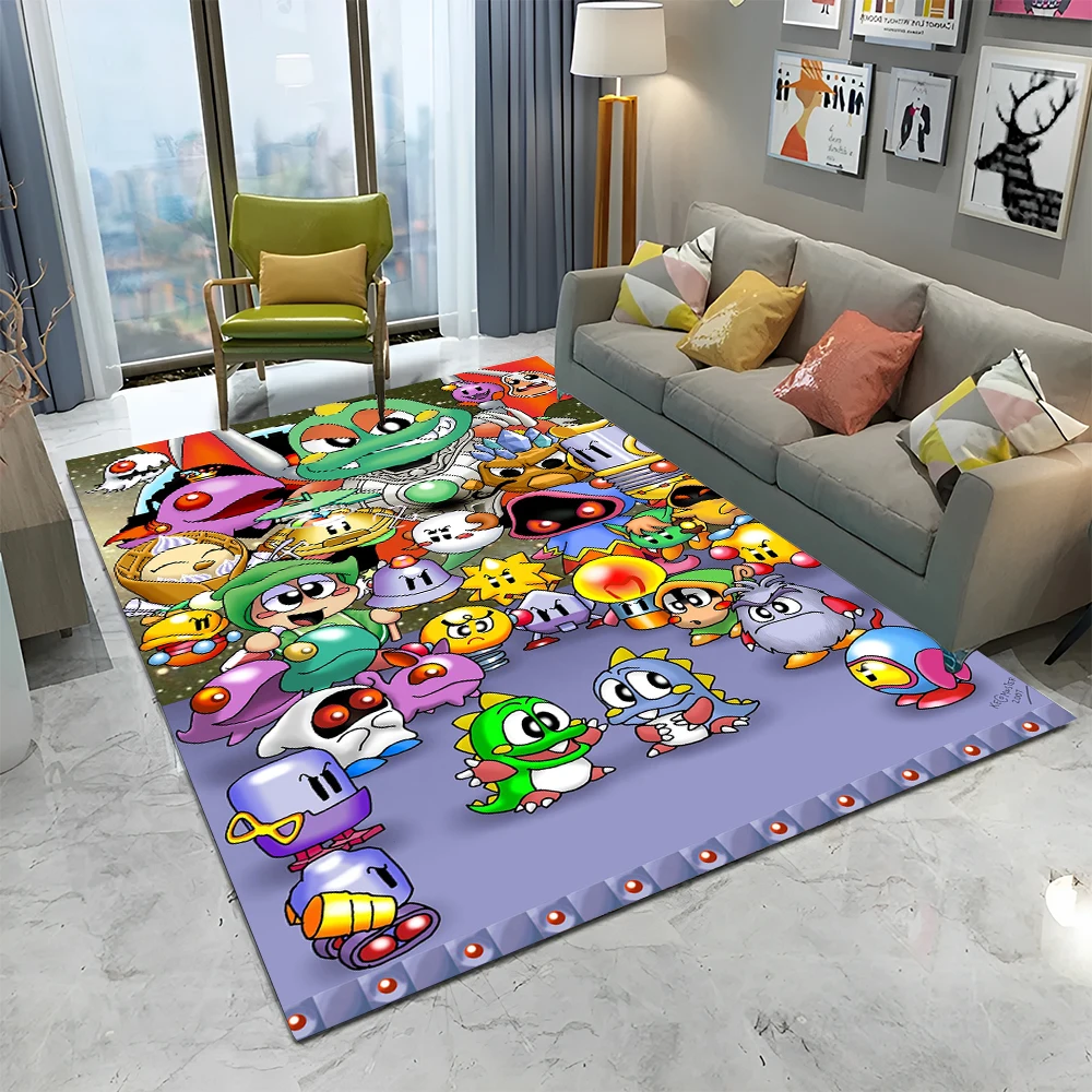 バブルボブル漫画ゲームゲーマーカーペットラグ、ホームリビング - Home Decor Games Online Free のレビューと価格