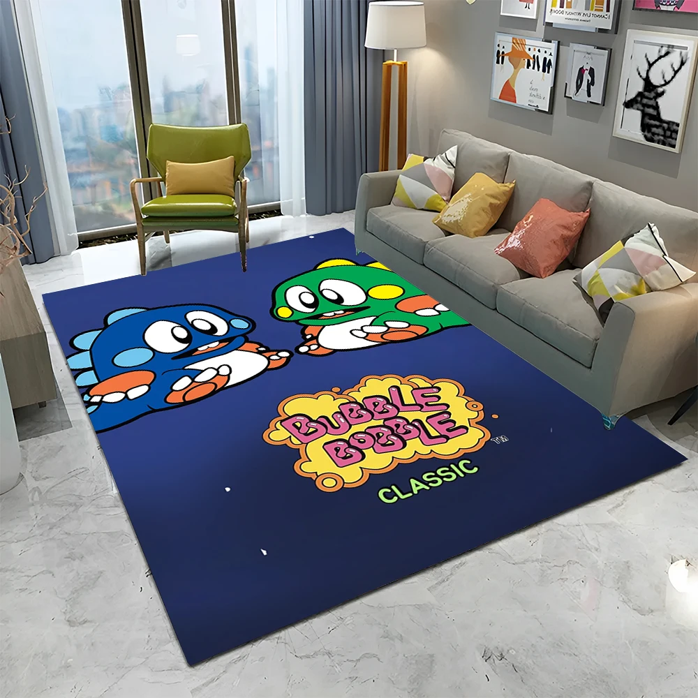 バブルボブル漫画ゲームゲーマーカーペットラグ、ホームリビング - Home Decor Games Online Free のレビューと価格