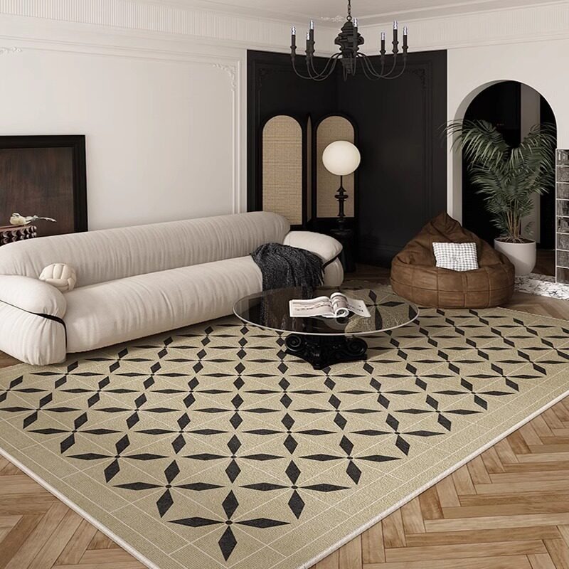 古典的なダイヤモンド型の模様のリビングルームカーペット、大面 - Home Decor Ig のレビューと価格
