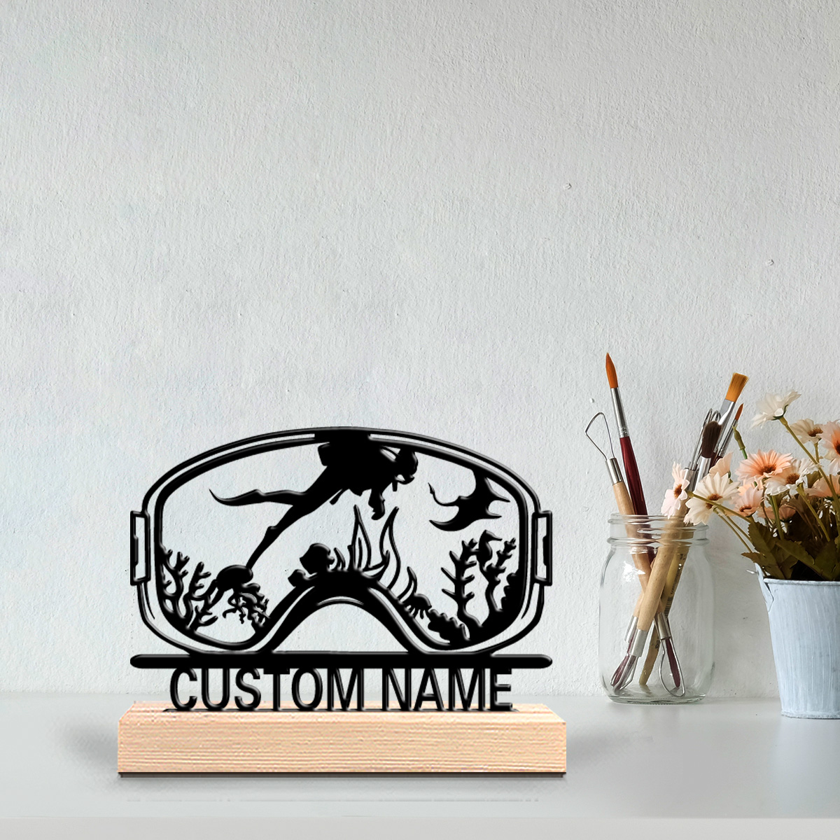 1個入り 可愛いカスタムダイビング木製ベース壁飾り キッチン - Home Decor Nz のレビューと価格