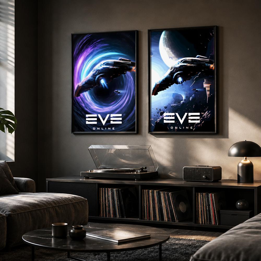 E-EVE O-オンラインストラテジーゲームポスターHDホー - Home Decor Games Online Free のレビューと価格
