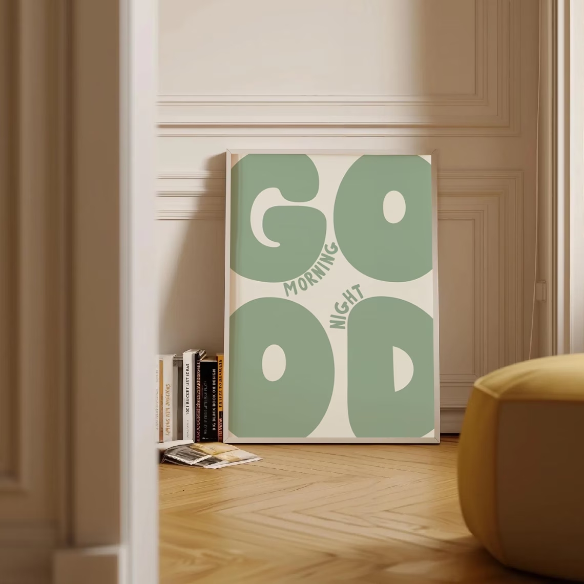 モダンなグリーンのグッドモーニンググッドナイト引用句ウォール - Home Decor Nz のレビューと価格