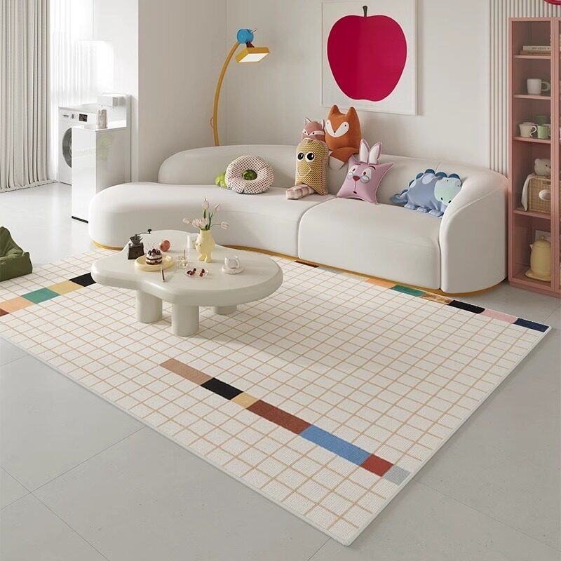 高級アートラインリビングルームカーペット、家庭用大型コーヒー - Home Decor Ig のレビューと価格