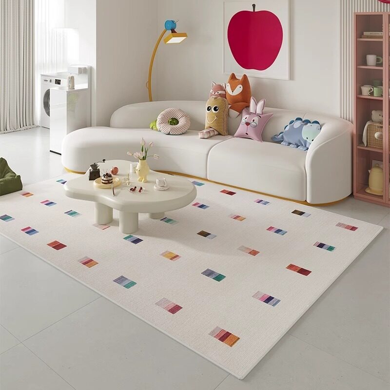 高級アートラインリビングルームカーペット、家庭用大型コーヒー - Home Decor Ig のレビューと価格