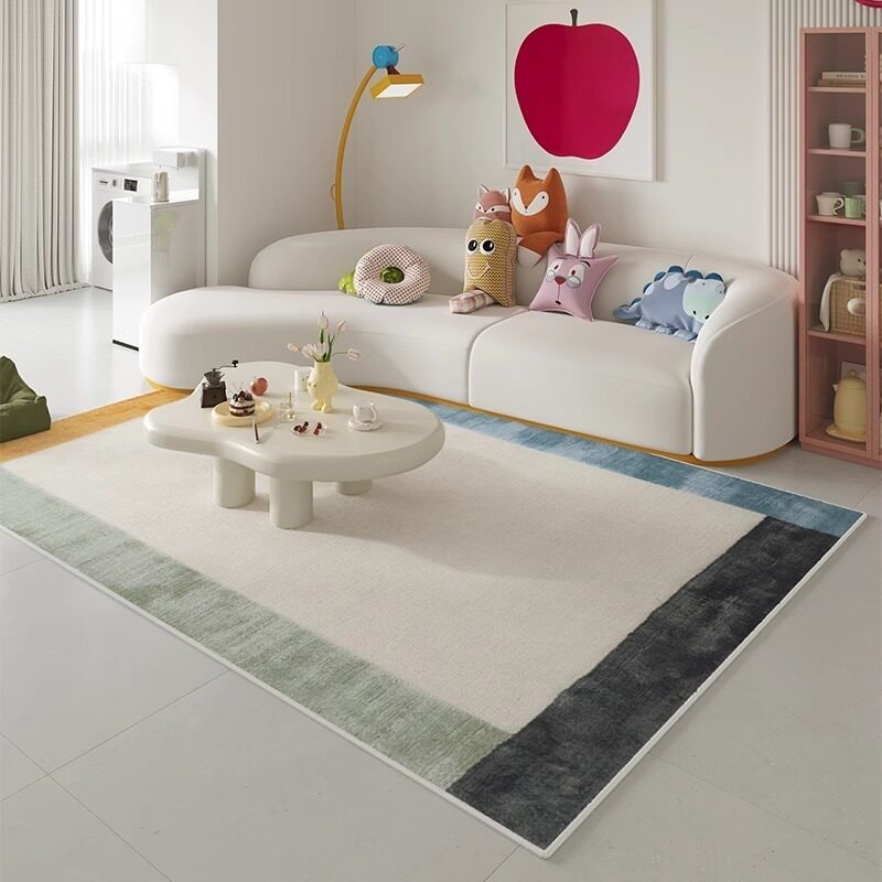 高級アートラインリビングルームカーペット、家庭用大型コーヒー - Home Decor Ig のレビューと価格