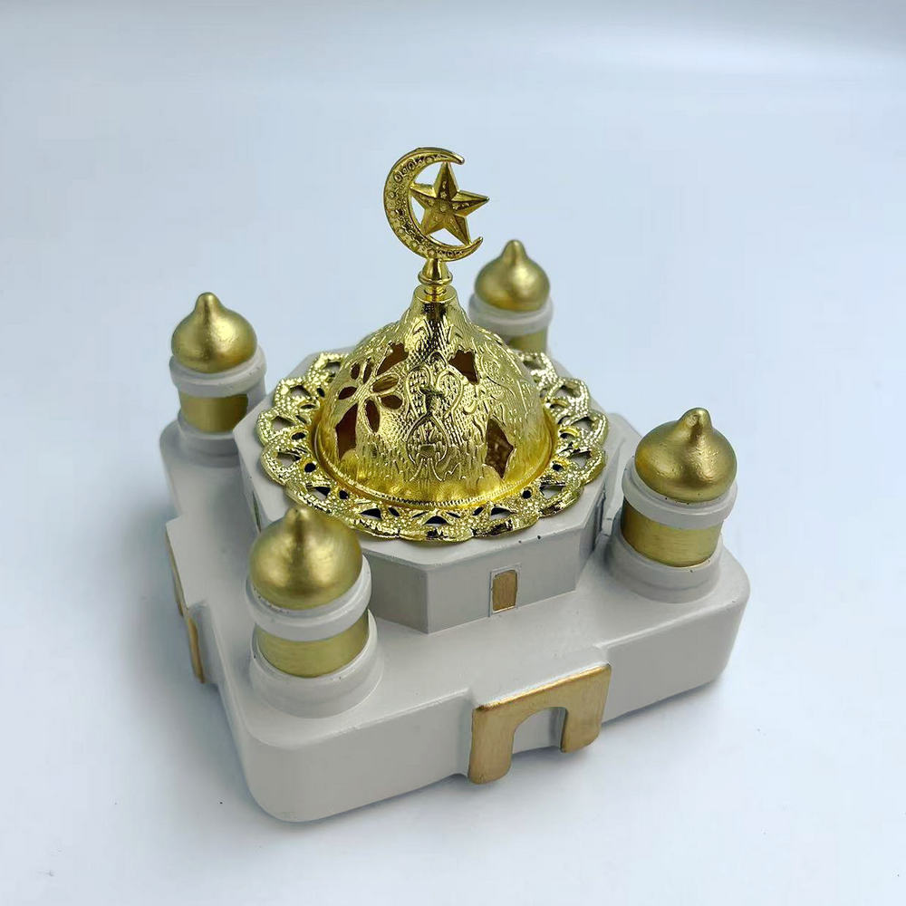 樹脂製イスラム寺院風お香立て - ラマダン、イスラム教の祝祭 - Home Decor Ramadan のレビューと価格