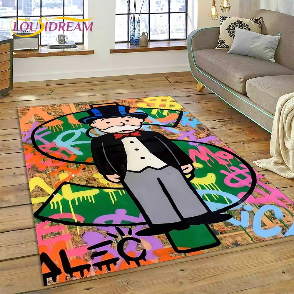 ゲームダラーモノポリーカートゥーンマネーラグカーペット、リビ - Home Decor Games Online Free のレビューと価格
