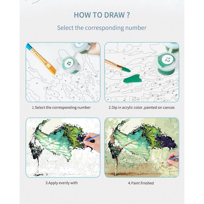 GATYZTORY 数字で描く絵画 アート＆クラフト DIY - Home Decor Diy Ideas のレビューと価格