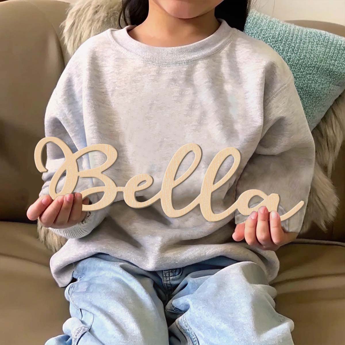 1pc パーソナライズされたカスタム名木製看板木製プラークカ - Wooden Letter Sign のレビューと価格