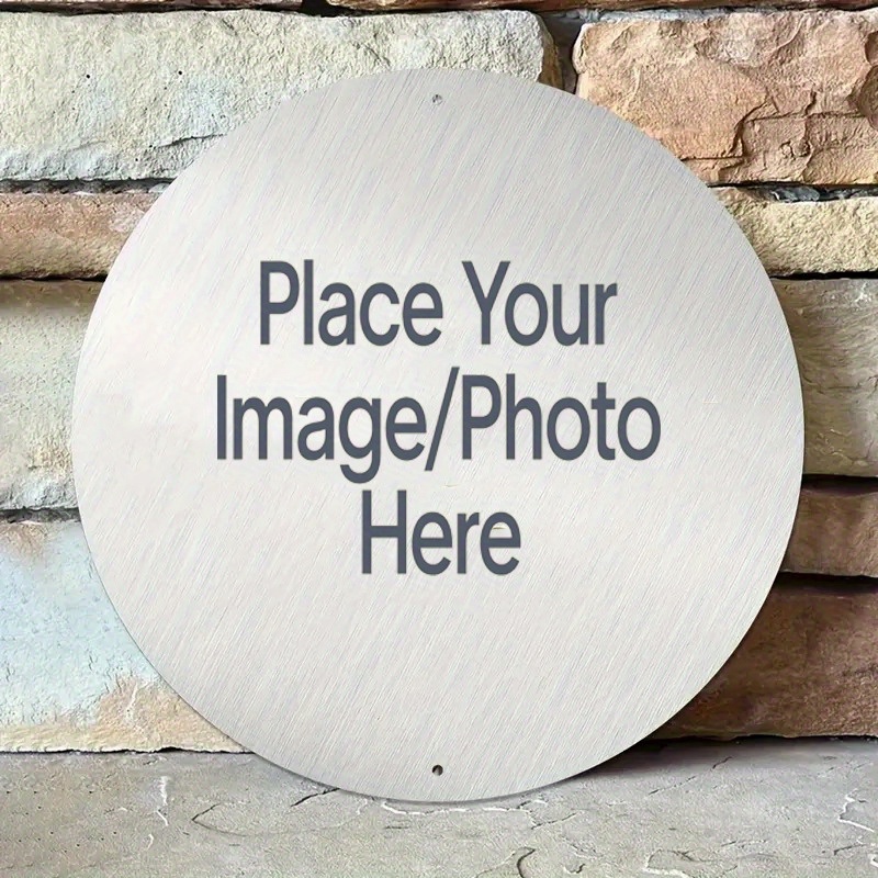 あなたの写真入りカスタムラウンドメタルサイン、パーソナライズ - Home Decor Nz のレビューと価格