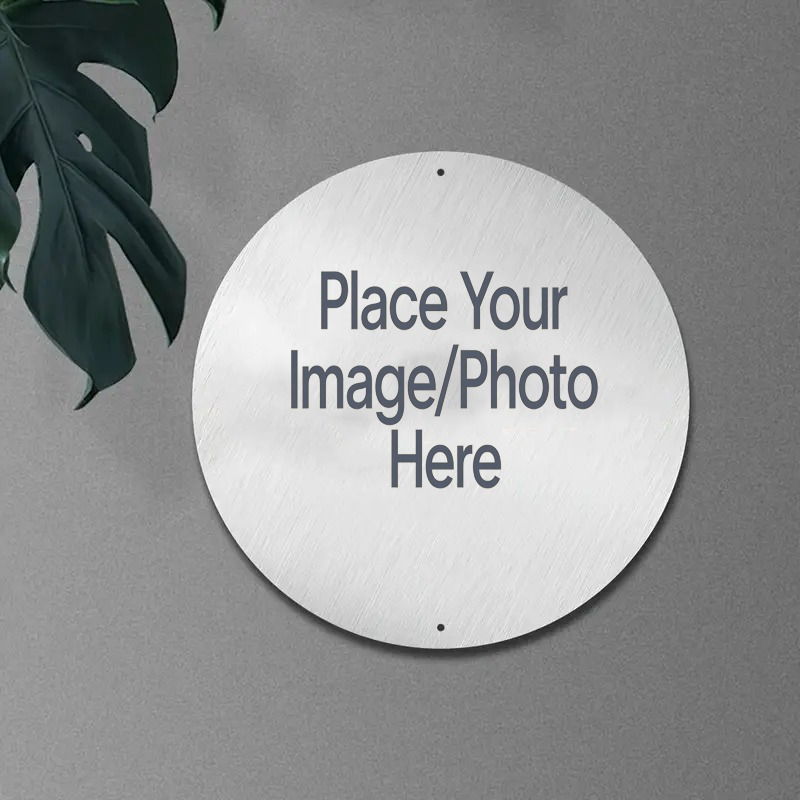 あなたの写真入りカスタムラウンドメタルサイン、パーソナライズ - Home Decor Nz のレビューと価格