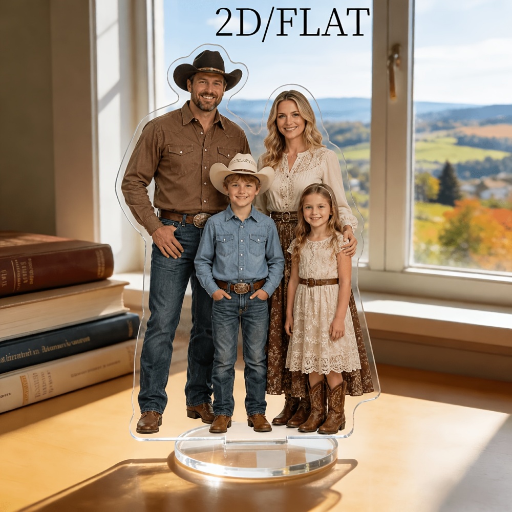 1個入り 2Dフラットカスタムフォトアクリルスタンドプレート - Home Decor Nz のレビューと価格