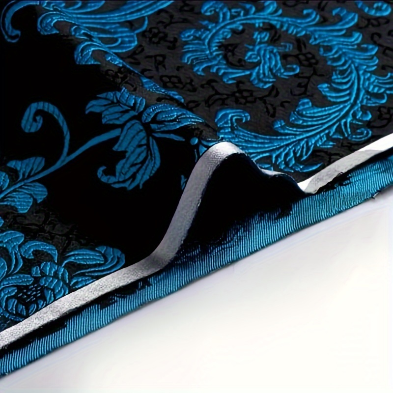3Dブルーフェニックステールブロケード生地 — 衣類、DIY - Home Decor Fabric のレビューと価格