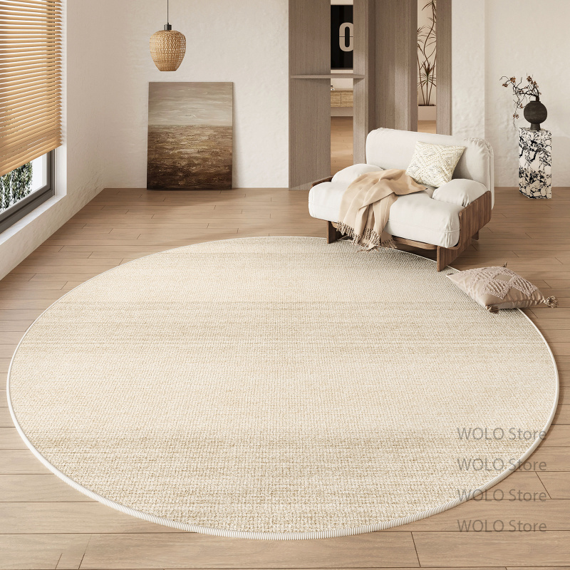 IGクリームスタイルのリビングルーム用円形ラグ、装飾用大型滑 - Home Decor Ig のレビューと価格
